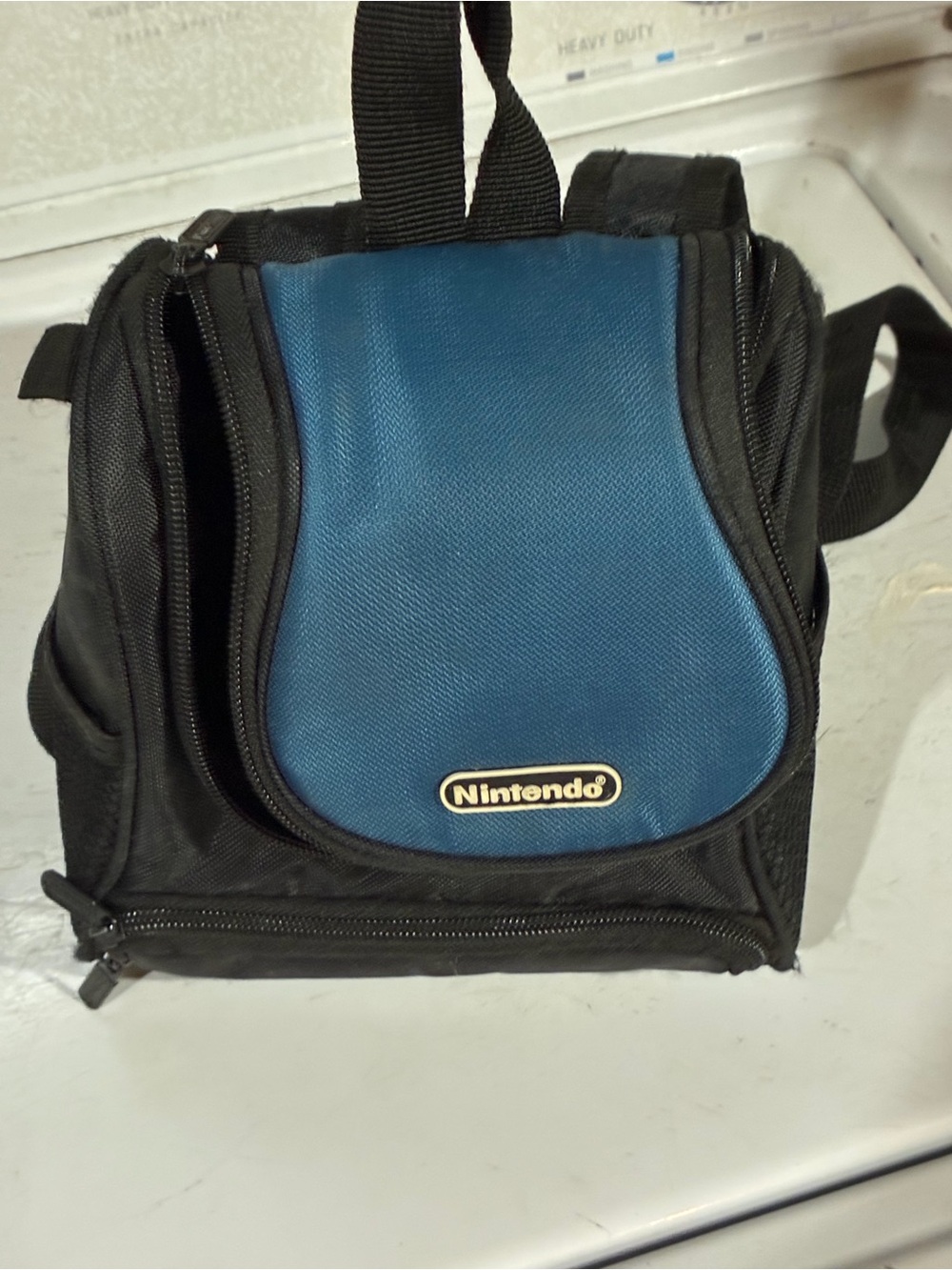 Nintendo Black and Blue Handheld Console Carry Case